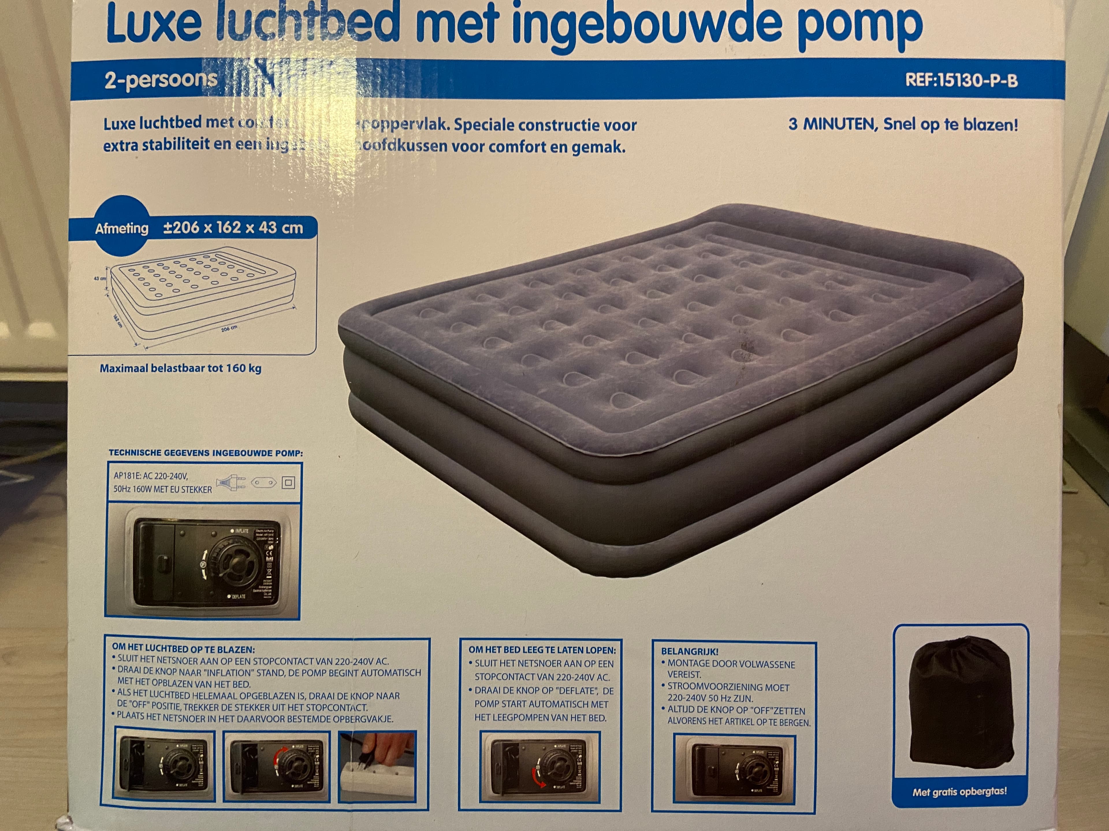 Luxe tweepersoons luchtbed